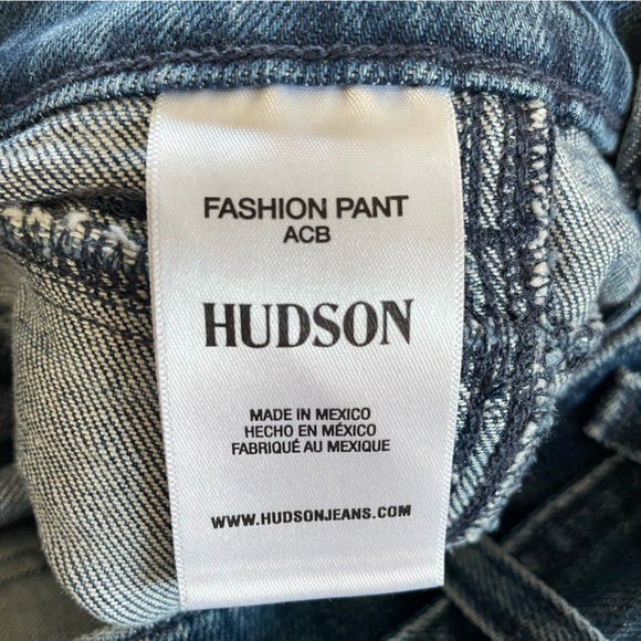 Hudson | Utility Straight Ankle Jean, Tie Waist, size 38 - Picture 12 of 15